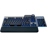 MOUNTAIN Everest Max, Gaming-Tastatur grau, DE-Layout, Cherry MX Blue, Hot-Swap