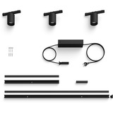 Philips HUE White & Color Ambiance Perifo Basis-Set Wandleuchte 3 Spots schwarz
