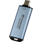 Transcend ESD300C 2 TB, Externe SSD hellblau, USB-C 3.2 (10 Gbit/s)