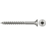fischer Spanplattenschraube PowerFast II 4,5x70 Senkkopf TX 100 Stück, mit Teilgewinde, Edelstahl A2
