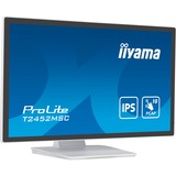 iiyama ProLite T2452MSC-W1, LED-Monitor 61 cm (24 Zoll), weiß/schwarz, FullHD, IPS, Touchscreen