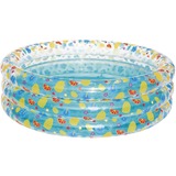 Bestway Planschbecken TIEFSEE, Ø 170cm x 53cm, Schwimmbad transparent, bunt