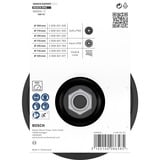 Bosch PRO Backing Pad, Gummi-Schleifteller Ø 115mm schwarz, weich, für Winkelschleifer
