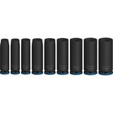Bosch Professional PRO Impact Steckschlüsseleinsatz-Set 1/4", 9-teilig schwarz, tief