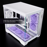 Chieftec Visio GM-30W-TG-OP, Tower-Gehäuse weiß, Tempered Glass x 2