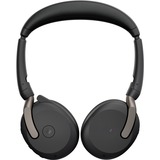 Jabra Evolve2 65 Flex Duo, Headset schwarz, Stereo, Microsoft Teams, USB-A, Link380a