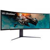 LG UltraGear 49GR85DC-B, Gaming-Monitor 124 cm (49 Zoll), schwarz, DQHD, AMD Free-Sync, HDR, 240Hz Panel