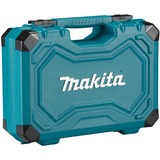 Makita Werkzeug-Set E-08458, 1/2", 1/4" und 3/8" blau, 87-teilig, mit 2 Umschaltknarren