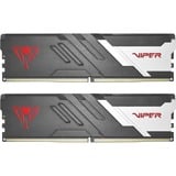 Patriot DIMM 32 GB DDR5-5600 (2x 16 GB) Dual-Kit, Arbeitsspeicher schwarz/weiß, PVV532G560C36K, Viper Venom, INTEL XMP