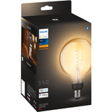 Philips Hue  White Filament Lampe E27 Giant Globe G125 550 lm, LED-Lampe 
