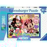 Ravensburger Kinderpuzzle Disney Mickey and Friends - Unterwegs mit Mickey und Minnie 200 Teile