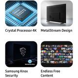 SAMSUNG GU55U7099FUXZG, LED-Fernseher 138 cm (55 Zoll), schwarz, UltraHD/4K, HDR, Triple Tuner