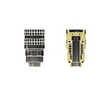 Thermal Grizzly DeltaMate Quick Disconnect, Verbindung silber (glänzend)/nickel, Female - M