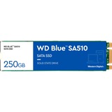 WD Blue SA510 250 GB, SSD blau/weiß, SATA 6 Gb/s, M.2 2280
