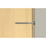 fischer Spanplattenschraube PowerFast II 6,0x120 Senkkopf TX 100 Stück, mit Teilgewinde, Edelstahl A2