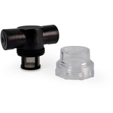 Alphacool ES Inline Partikelfilter 2x G1/4" IG schwarz/transparent