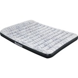 Bestway Tritech Luftbett "Fashion Look" mit integrierter Elektropumpe 67836 hellgrau/schwarz, Double XL/Low, 203 x 152 x 30 cm