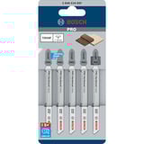 Bosch PRO Hardwood clean Stichsägeblatt T 101 AIF, 100mm 5 Stück