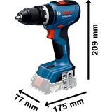 Bosch Professional Akku-Schlagbohrschrauber GSB 18V-65 Professional, 18Volt blau, 2x Li-Ion Akku ProCORE18V 4,0Ah, in L-BOXX