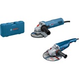 Bosch Set Winkelschleifer GWS 22-230 J Professional +  GWS 880 Professional blau, 2.200 Watt, 880 Watt, Koffer