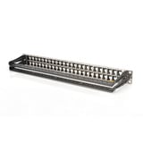 Digitus Modulares High Density Patchpanel, 24-Port, Rack Mount, geschirmt schwarz, 1 HE, für Keystone-Module, mit Beschriftungsfeld