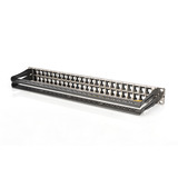Digitus Modulares High Density Patchpanel, 48-Port, Rack Mount, geschirmt schwarz, 1 HE, für Keystone-Module, mit Beschriftungsfeld
