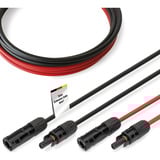 Digitus Solarkabel Verlängerung Ø 4mm² PV 1.500Volt 2x 3 Meter - 1x rot, 1x schwarz, MC4-Stecker / -Buchse