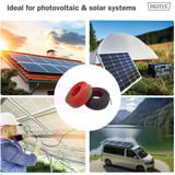 Digitus Solarkabel Verlängerung Ø 4mm² PV 1.500Volt 2x 3 Meter - 1x rot, 1x schwarz, MC4-Stecker / -Buchse