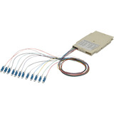 Digitus Spleißkassette mit 12 Pigtails, vormontiert, LC (APC), Spleißbox 