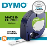 Dymo LetraTag Kunstoffband S0721650, Schriftband blau, 12 mm x 4 m