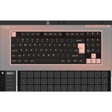 Keychron K13 Pro, Gaming-Tastatur schwarz/grau, DE-Layout, Gateron Low Profile 2.0 Mechanical Red, Hot-Swap, Aluminiumrahmen, RGB