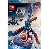 LEGO 76296 Marvel Super Heroes New Captain America Baufigur, Konstruktionsspielzeug 