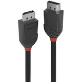 Lindy DisplayPort 1.2 Kabel, Black Line schwarz, 1m