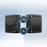 MSI Cubi NUC AI 1UMG-024AT, Mini-PC schwarz, Windows 11 Pro