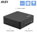 MSI Cubi NUC AI 1UMG-024AT, Mini-PC schwarz, Windows 11 Pro