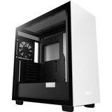 NZXT H7 White&Black, Tower-Gehäuse weiß/schwarz, Tempered Glass
