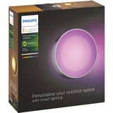 Philips HUE White & Color Ambiance Daylo Outdoor Wandleuchte, LED-Leuchte silber
