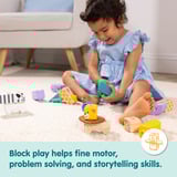 Spin Master Melissa & Doug - Blockables Safari Spielset, Konstruktionsspielzeug 