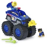 Spin Master Paw Patrol Rescue Wheels - Chases Deluxe Monstertruck mit Geschoss-Abwurf, motorisierter Seilwinde, Lichtern & Geräuschen, Spielfahrzeug 