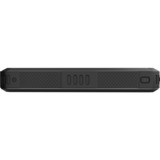 goobay Outdoor Schnelllade-Powerbank 20.000 mAh mit Solar schwarz, USB-C PD, QC 3.0