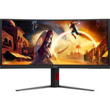 AOC CU34G4ZCA, Gaming-Monitor 86.4 cm (34 Zoll), schwarz, WQHD, Fast-VA, Curved, USB-Hub, 250Hz Panel