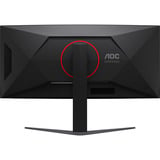 AOC CU34G4ZCA, Gaming-Monitor 86.4 cm (34 Zoll), schwarz, WQHD, Fast-VA, Curved, USB-Hub, 250Hz Panel