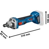 Bosch Professional Akku-Geradschleifer GGS 18V-20 Professional solo blau/schwarz, ohne Akku und Ladegerät, in L-BOXX