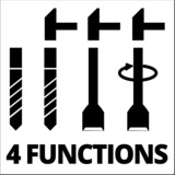 EINHELL Bohrhammer TC-RH 1600 rot, 1.600 Watt, Transportkoffer