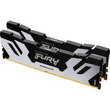 Kingston FURY DIMM 64 GB DDR5-6000 (2x 32 GB) Dual-Kit, Arbeitsspeicher schwarz/silber, KF560C32RSK2-64, Fury Renegade Silver, INTEL XMP