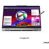 Lenovo IdeaPad 5 2-in-1 15AGP11 (83UM0029GE), Notebook grau, AMD Ryzen AI 5 430, AMD Radeon 840M, 16 GB DDR5, 512 GB (512 GB SSD), Windows 11 Home