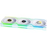 Lian Li UNI FAN SL120 LCD Wireless , Gehäuselüfter weiß, 3er-Pack inkl. Controller, 124.5 mm