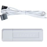 Lian Li UNI FAN SL120 LCD Wireless , Gehäuselüfter weiß, 3er-Pack inkl. Controller, 124.5 mm