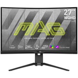 MSI MAG 275CQRXFDE, Gaming-Monitor 69 cm (27 Zoll), schwarz, WQHD, VA, Adaptive-Sync, 240Hz Panel
