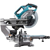 Makita Akku-Kapp-und Gehrungssäge LS002GZ01 XGT, 40Volt + Funk Adapter blau, Bluetooth, ohne Akku und Ladegerät